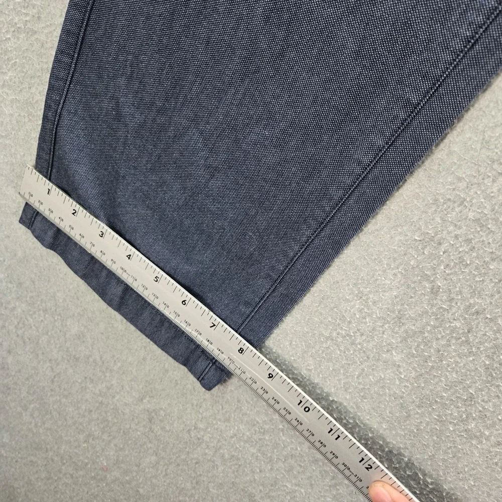 Banana Republic Men Pants 33x32 Blue Kentfield‎ Dress Chino Flat Front